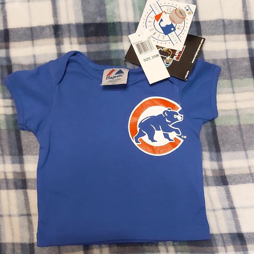 Majestic Blue Chicago Cubs Infant Tee